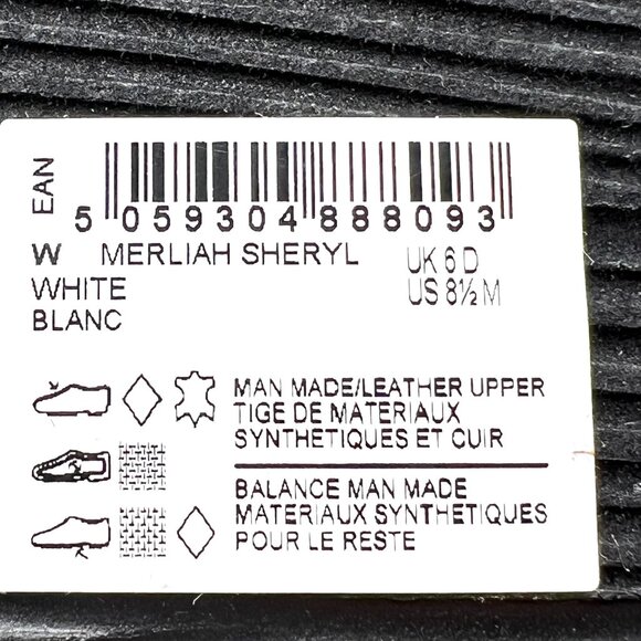 Clarks Womens Size 8.5 Merliah Sheryl White Leather Floral Wedge Sandals Shoes - Picture 12 of 14